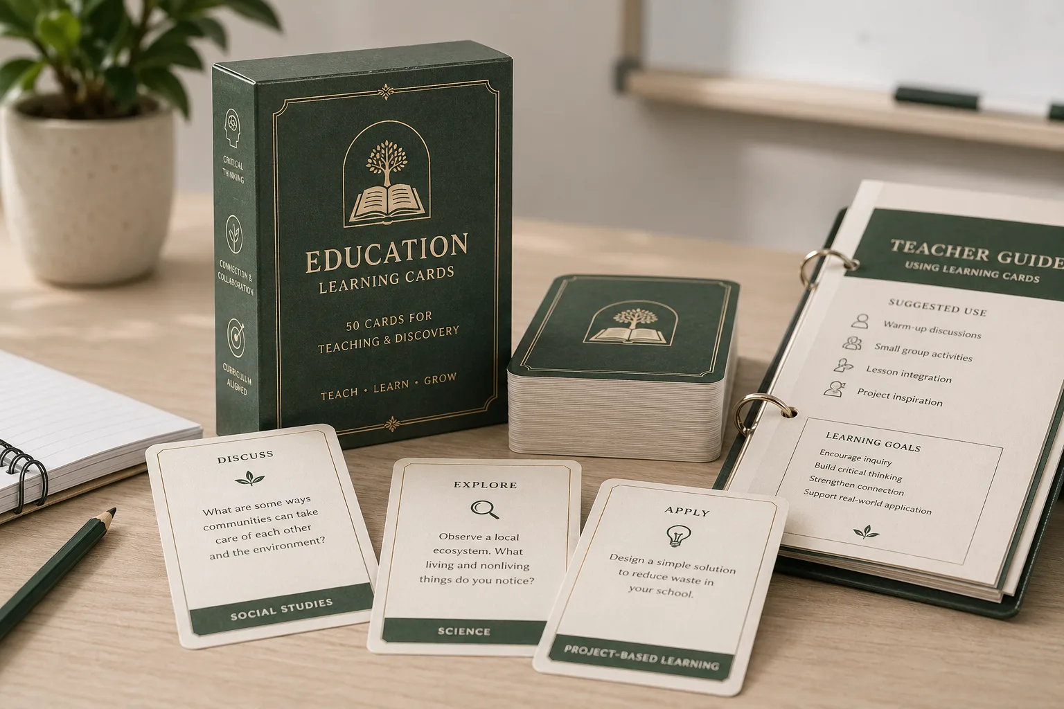 Education content, adapted to physical learning