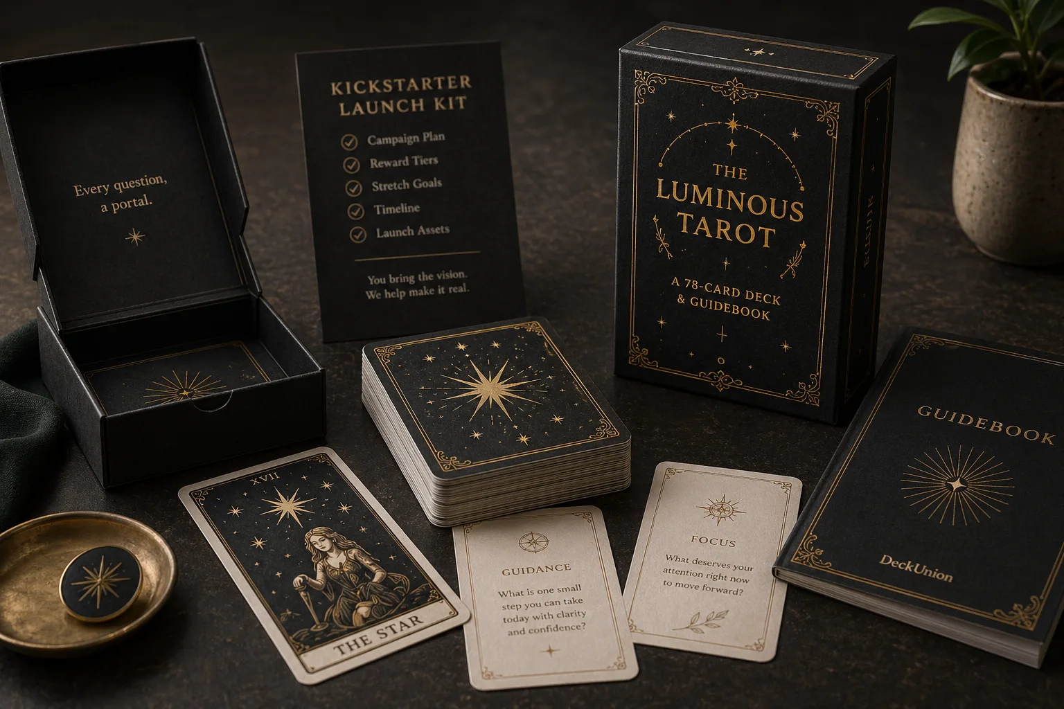 Kickstarter-style deck launches